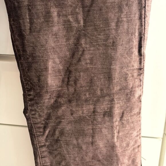 Free People Mauve /Purple Velvet Crop - Picture 3 of 6